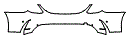 2016 Mercedes Benz C-Class Sedan Rear Bumper Kit - PPF