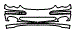 2001 Mercedes Benz C320 Bumper kit - PPF