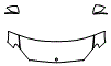 2020 Mercedes Benz C-Class Cabriolet Hood, Fender and Mirror Kit - PPF