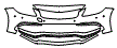 2022 Mercedes Benz C-Class Coupe AMG C63 S Bumper Kit - PPF