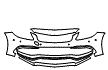 2022 Mercedes Benz C-Class Coupe Bumper Kit - PPF