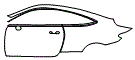2023 Mercedes Benz C-Class Coupe Door and Rear Fender Kit - PPF