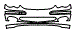 2003 Mercedes Benz C240 Base Sedan Bumper kit - PPF