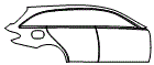 2019 Mercedes Benz C-Class Wagon Door and Rear Fender Kit - PPF