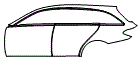 2021 Mercedes Benz C-Class Wagon Door and Rear Fender Kit - PPF