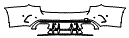 2019 Mercedes Benz C-Class Wagon Rear Bumper Kit - PPF