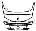2018 Mercedes Benz C-Class Cabriolet AMG C63 S Trunk Lid Kit - PPF