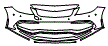 2017 Mercedes Benz C-Class Coupe Bumper Kit - PPF