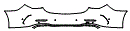 2025 Mercedes Benz C-Class Sedan 300 4MATIC Rear Bumper Kit - PPF