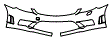 2008 Mercedes Benz CL63 Bumper Kit - PPF