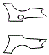 2007 Mercedes Benz SL550 Base Rear Fender Kit - PPF