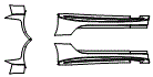 2025 Mercedes Benz SL Roadster AMG SL 55 Rocker Panel Kit - PPF
