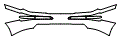 2008 Mercedes Benz SL600 Rear Bumper Kit - PPF