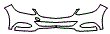 2015 Mercedes Benz E350 Sedan Base Bumper Kit - PPF