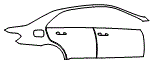 2015 Mercedes Benz E350 Door and Rear Fender Kit - PPF
