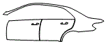 2015 Mercedes Benz E350 Door and Rear Fender Kit - PPF