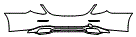 2017 Mercedes Benz E-Class Sedan Rear Bumper Kit - PPF