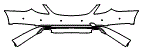 2017 Mercedes Benz S-Class Sedan 550 Base Rear Bumper Kit - PPF