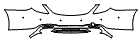 2019 Mercedes Benz S-Class Sedan Rear Bumper Kit - PPF