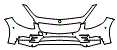 2019 Mercedes Benz S-Class Cabriolet 560 Base Bumper Kit