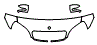 2000 Mercedes Benz S430 Hood, Fender and Mirror Kit - PPF