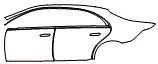 2023 Mercedes Benz S-Class Sedan 580e AMG Line Door and Rear Fender Kit - PPF