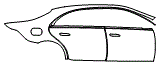 2024 Mercedes Benz S-Class Sedan AMG S63 E Performance Door and Rear Fender Kit - PPF
