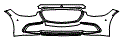 2023 Mercedes Benz S-Class Sedan 580 Luxury Line Bumper Kit - PPF
