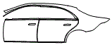 2024 Mercedes Benz S-Class Sedan 500 Luxury Line Door and Rear Fender Kit - PPF
