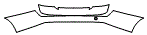 2007 Mercedes Benz S600 Base Rear Bumper Kit - PPF
