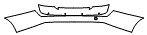 2009 Mercedes Benz S550 Rear Bumper Kit - PPF