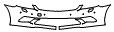 2008 Mercedes Benz CL550 Sport Bumper Kit - PPF