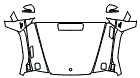 2015 Mercedes Benz G63 Full Hood, Fender and Mirror Kit - PPF