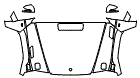 2015 Mercedes Benz G550 Full Hood, Fender and Mirror Kit - PPF