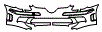 2006 Mercedes Benz SLK55 Bumper Kit - PPF