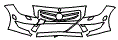 2014 Mercedes Benz CLS63 Bumper Kit - PPF