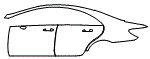 2012 Mercedes Benz CLS63 Door and Rear Fender Kit - PPF