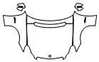 2011 Mercedes Benz CLS63 Full Hood, Fender and Mirror Kit - PPF
