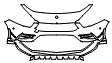 2022 Mercedes Benz A-Class Sedan Bumper Kit - PPF