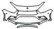 2021 Mercedes Benz A-Class Sedan Bumper Kit - PPF
