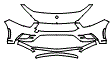 2022 Mercedes Benz A-Class Sedan Bumper Kit - PPF