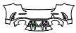 2021 Mercedes Benz A-Class Hatchback Rear Bumper Kit - PPF