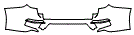 2014 Mercedes Benz GL350 BlueTEC Rear Bumper Kit - PPF