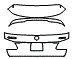 2016 Mercedes Benz GL550 Trunk Lid Kit - PPF