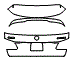 2016 Mercedes Benz GL63 Trunk Lid Kit - PPF