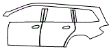 2018 Mercedes Benz GLS SUV Rear Fender and Door Kit - PPF