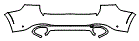 2024 Mercedes Benz GLS SUV Rear Bumper Kit - PPF