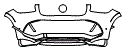 2023 Mercedes Benz GLS SUV AMG GLS63 Bumper Kit - PPF