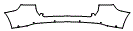 2023 Mercedes Benz GLS SUV  Base Rear Bumper Kit - PPF