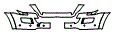 2008 Mercedes Benz GL550 Grille and Bumper Kit - PPF